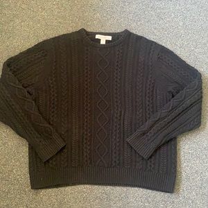 Adult Large knitwear black sweater